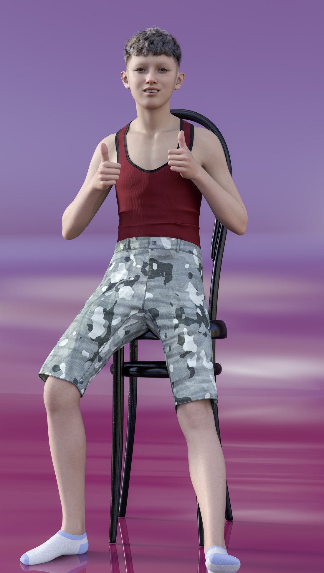 Edward full-body character render